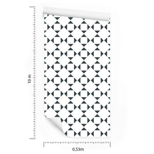 Behang Minimalistisch Geometrisch Ornament - Afbeelding 8