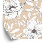 Behang Elegant Bloemenpatroon