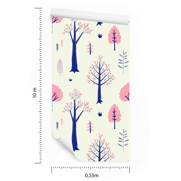 Behang Voor Kinderen - Herfstlandschap In Scandinavische Stijl - Afbeelding 8