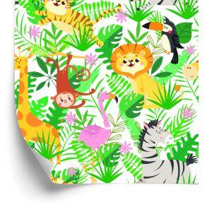 Behang Voor Kinderen - Wilde Dieren