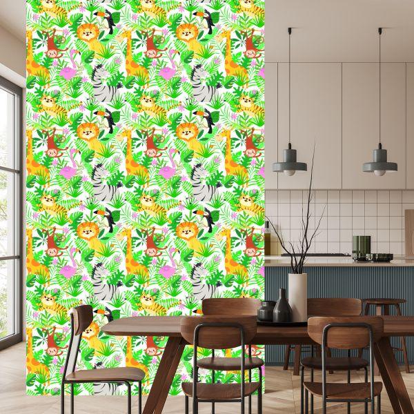 Behang Voor Kinderen - Wilde Dieren - Afbeelding 4