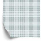 Behang Klassieke Grijze Schotse Plaid