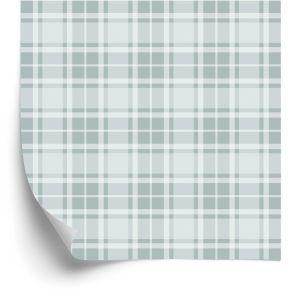 Behang Klassieke Grijze Schotse Plaid