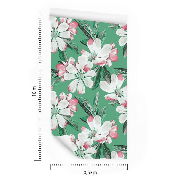 Behang Kleurrijke Kosmosbloemen - Afbeelding 8