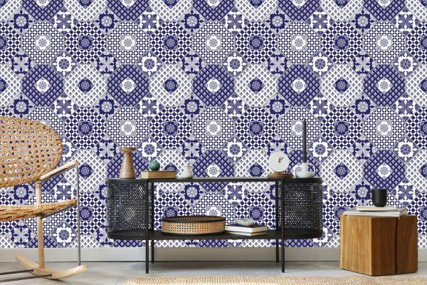 Behang Ornamenten - Patchwork - Afbeelding 5