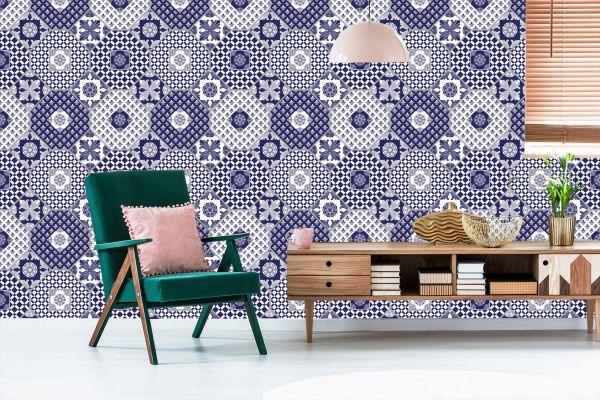 Behang Ornamenten - Patchwork - Afbeelding 6