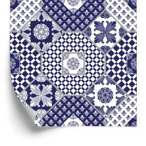 Behang Ornamenten - Patchwork