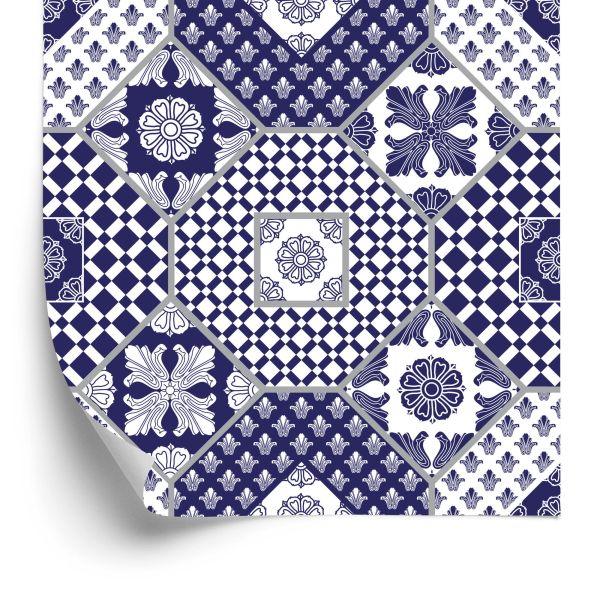 Behang Ornamenten - Patchwork