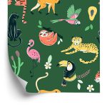 Behang Voor Kinderen - Wilde Dieren I.