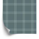 Behang Schotse Plaid In Grijstinten