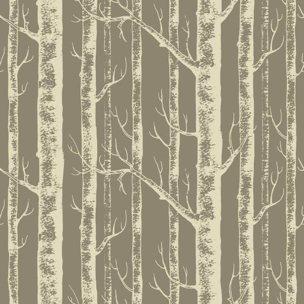 Behang Vintage Bomen - Afbeelding 2