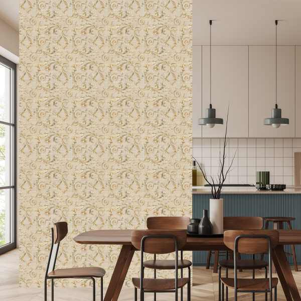 Behang Plantaardige Ornamenten - Afbeelding 4