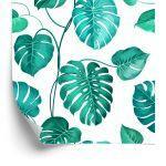 Behang Monstera Natura Bladeren