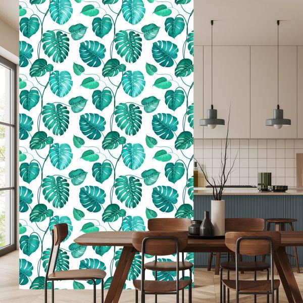 Behang Monstera Natura Bladeren - Afbeelding 4