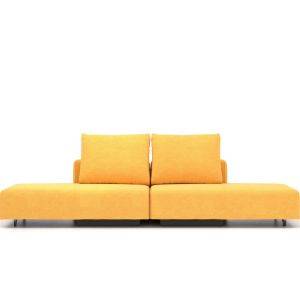 modulaire slaapbank bonbon S geel