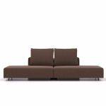 modulaire slaapabank bonbon S bruin