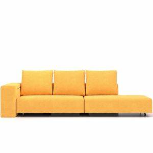 Modulaire slaapbank BonBon M Geel