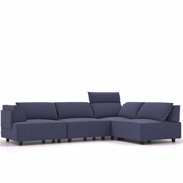 Modulaire slaapbank Cascais C Blauw