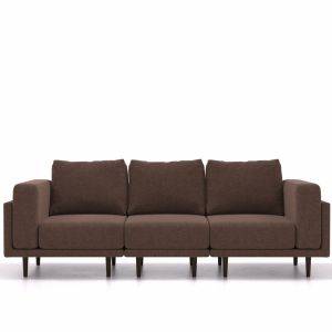 modulaire slaapbank clooods 3p bruin