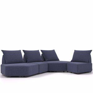 modulaire slaapbank matacao archipelago blauw