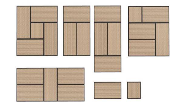 Vierkante Japanse tatami vloermat 80x80cm - Afbeelding 8