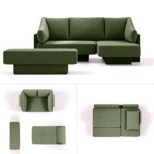 modulaire slaapbank choice 1 groen