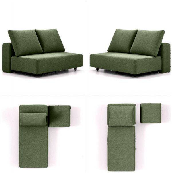 modulaire slaapbank bonbon abc groen