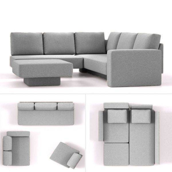 Modulaire slaapbank Choice 16 Grijs