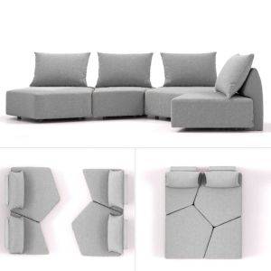 modulaire slaapbank matacao archipelago grijs collage