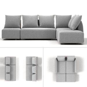 modulaire slaapbank matacao city grijs collage