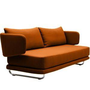design slaapbank Jasper oranje