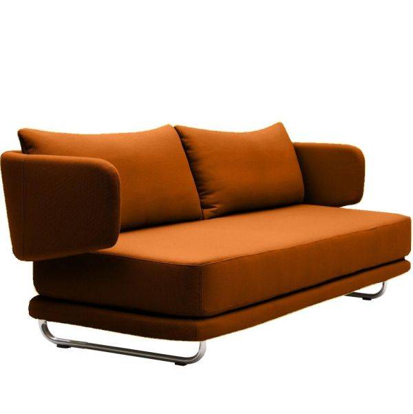 design slaapbank Jasper oranje
