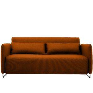 design slaapbank cord oranje