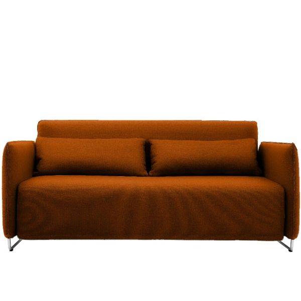 design slaapbank cord oranje