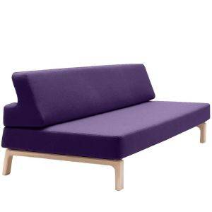 design slaapbank lazy paars