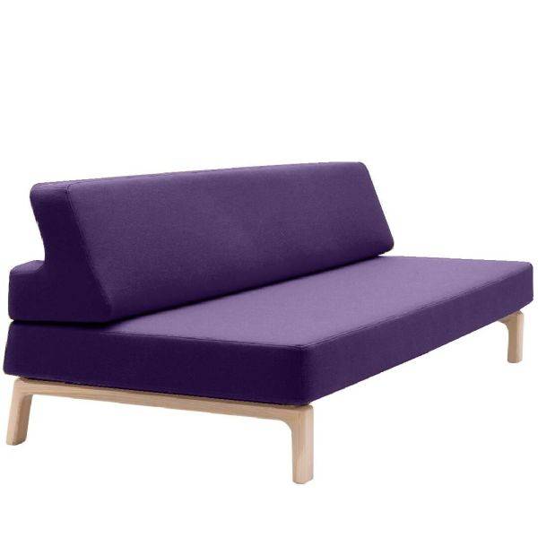 design slaapbank lazy paars