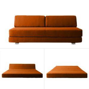 Design slaapbank Lounge 3p oranje
