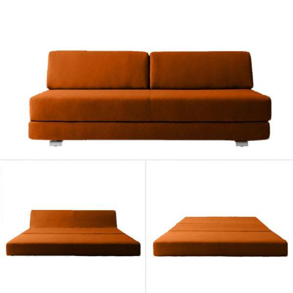 Design slaapbank Lounge 3p oranje (kopie)