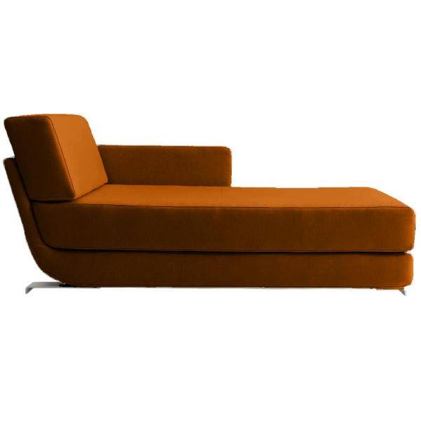 Design slaapbank Lounge chaise longue oranje (kopie)