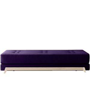 design slaapbank frame paars