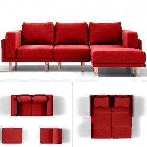 modulaire slaapbank clooods rood ccollage