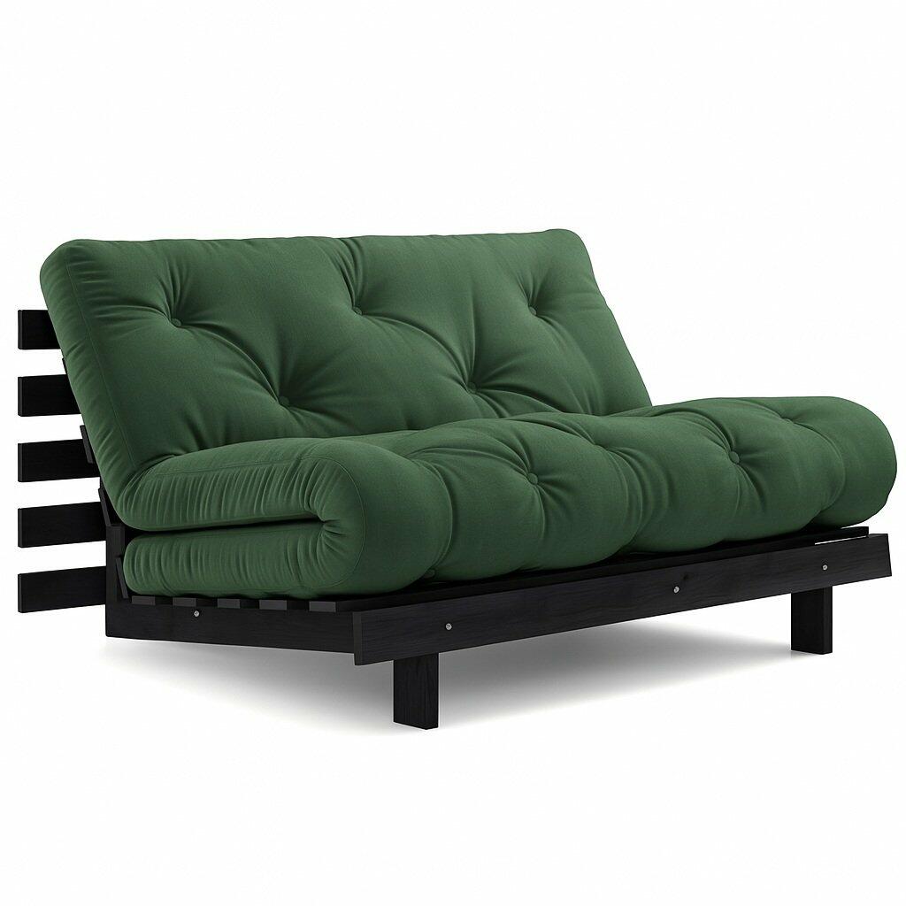 karup design slaapbank Roots 140 zwart