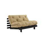 Karup design slaapbank Roots 140 zwart wheat-SALE