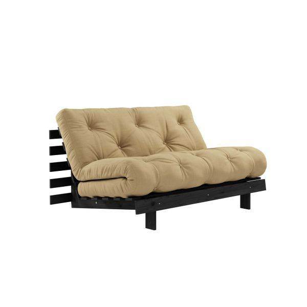 Karup design slaapbank Roots 140 zwart wheat-SALE