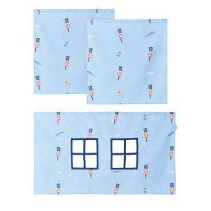 Hoppekids Tin Soldier Gordijn voor halfhoog bed 70x160 cm