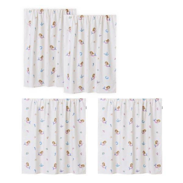 Hoppekids Zeemeermin gordijn voor halfhoog bed 90x200 cm