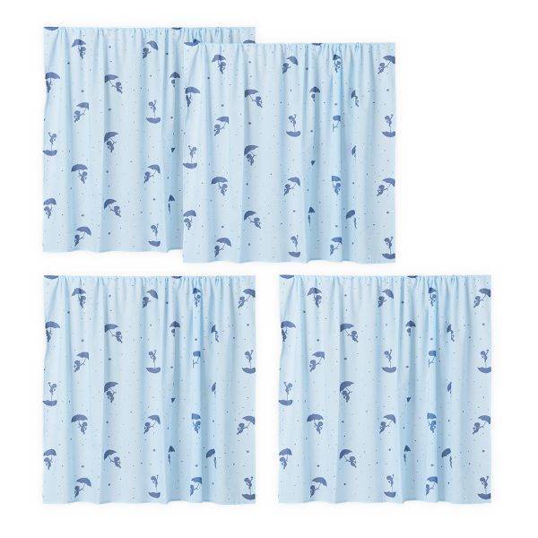 Hoppekids Ole Lukoie gordijn voor halfhoog bed, Blauw