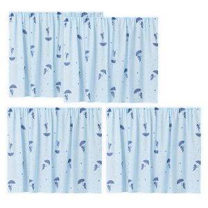 Hoppekids Ole Lukoie gordijn voor halfhoog bed, Blauw