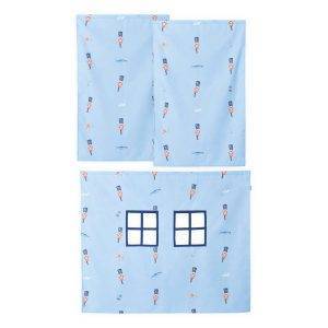 Hoppekids Tin Soldier Gordijn voor halfhoog bed 70x160 cm
