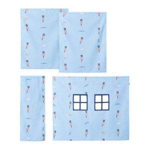 Hoppekids Tin Soldier Gordijn voor halfhoog bed 90x200 cm